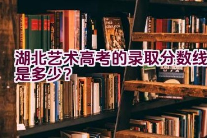 湖北艺术高考的录取分数线是多少？