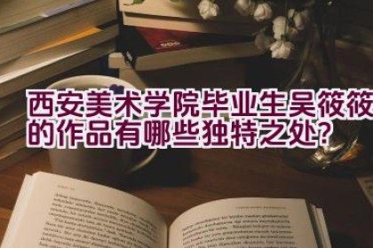 西安美术学院毕业生吴筱筱的作品有哪些独特之处？